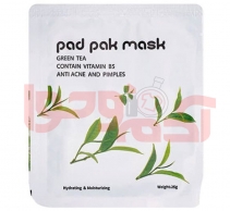 ماسک ورقه ای صورت چای سبز پد پاک - Green Tea Moisturizing Mask Pad Pad