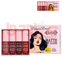 پک رژلب مایع مات دراگون رانیی 4 عددی - Dragon Ranee Matte Liquid Lipstick Set
