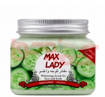 اسکراب لایه بردار مکس لیدی مدل خیار 300 میل - Max Lady Cucumber Scrub