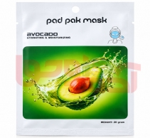ماسک ورقه ای صورت آووکادو پد پاک - Avocado Moisturizing Mask Pad Pad